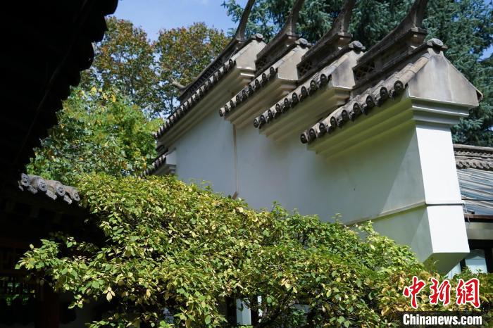 圖為西寧園林植物園內的蘇式風格建筑。 馬銘言 攝