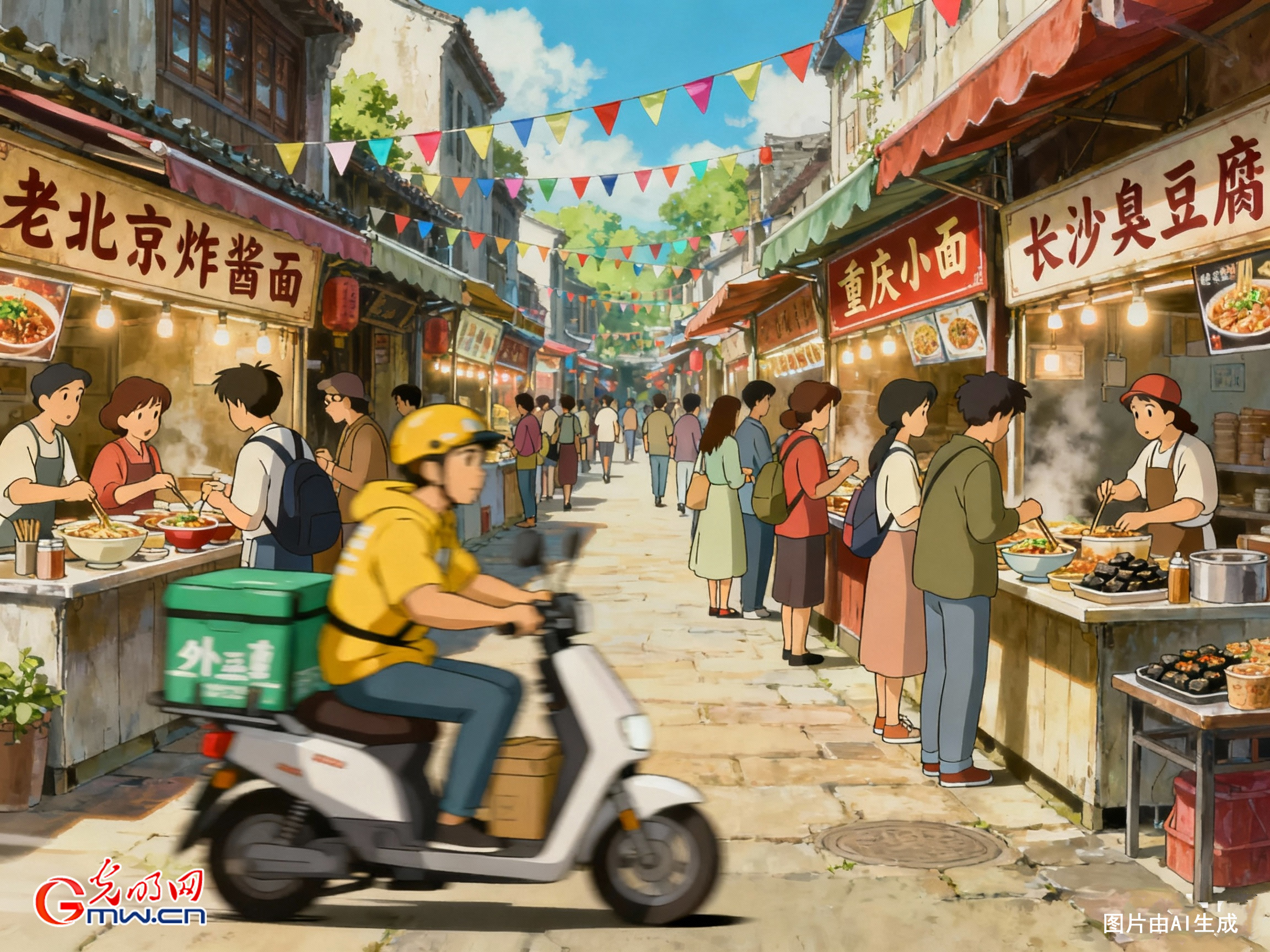 【光明漫評】國慶煙火氣，離不開勞動者的守護