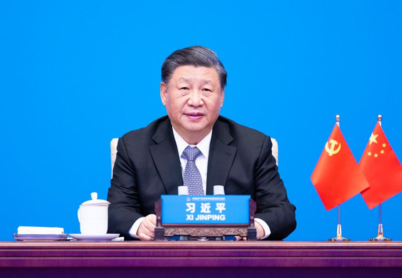 2023年3月15日，習近平主席在北京出席中國共產黨與世界政黨高層對話會，并發表題為《攜手同行現代化之路》的主旨講話。