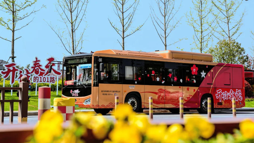 圖為浙江嘉興101公交車。